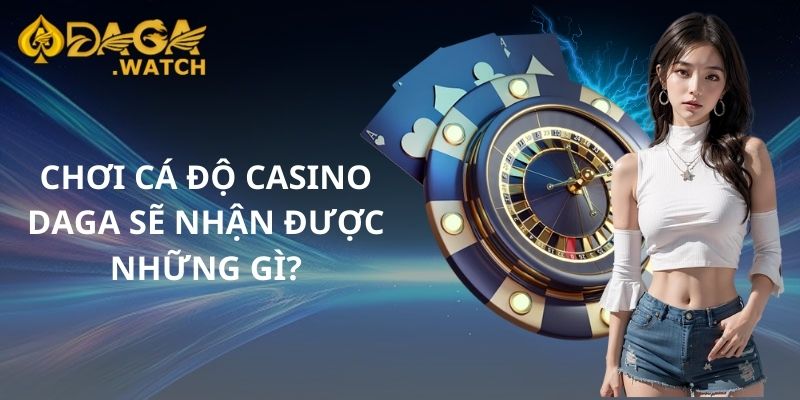 Chơi cá độ casino DAGA sẽ nhận được những gì?