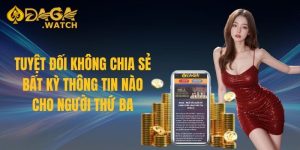 Tuyệt đối không chia sẻ bất kỳ thông tin nào cho người thứ ba 